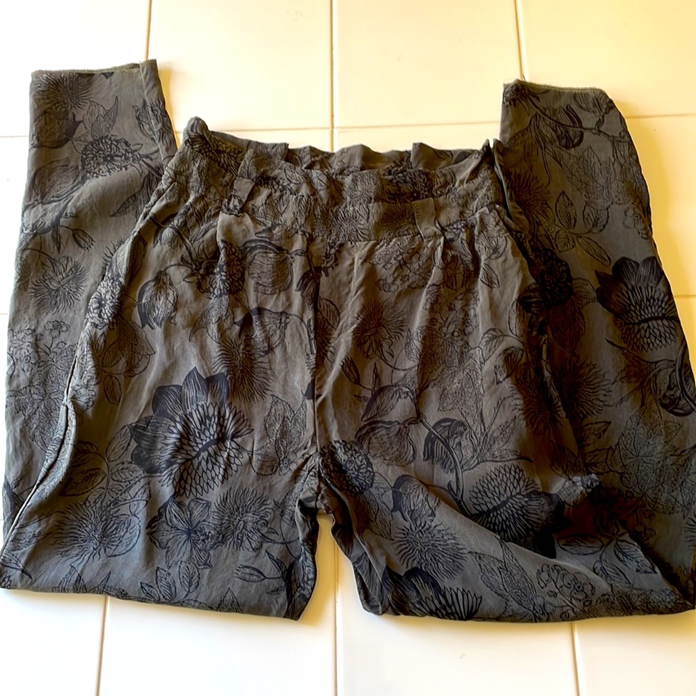 Kookai - Black/Olive Gray Trouser Pants